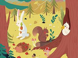 秋天到了系列配图