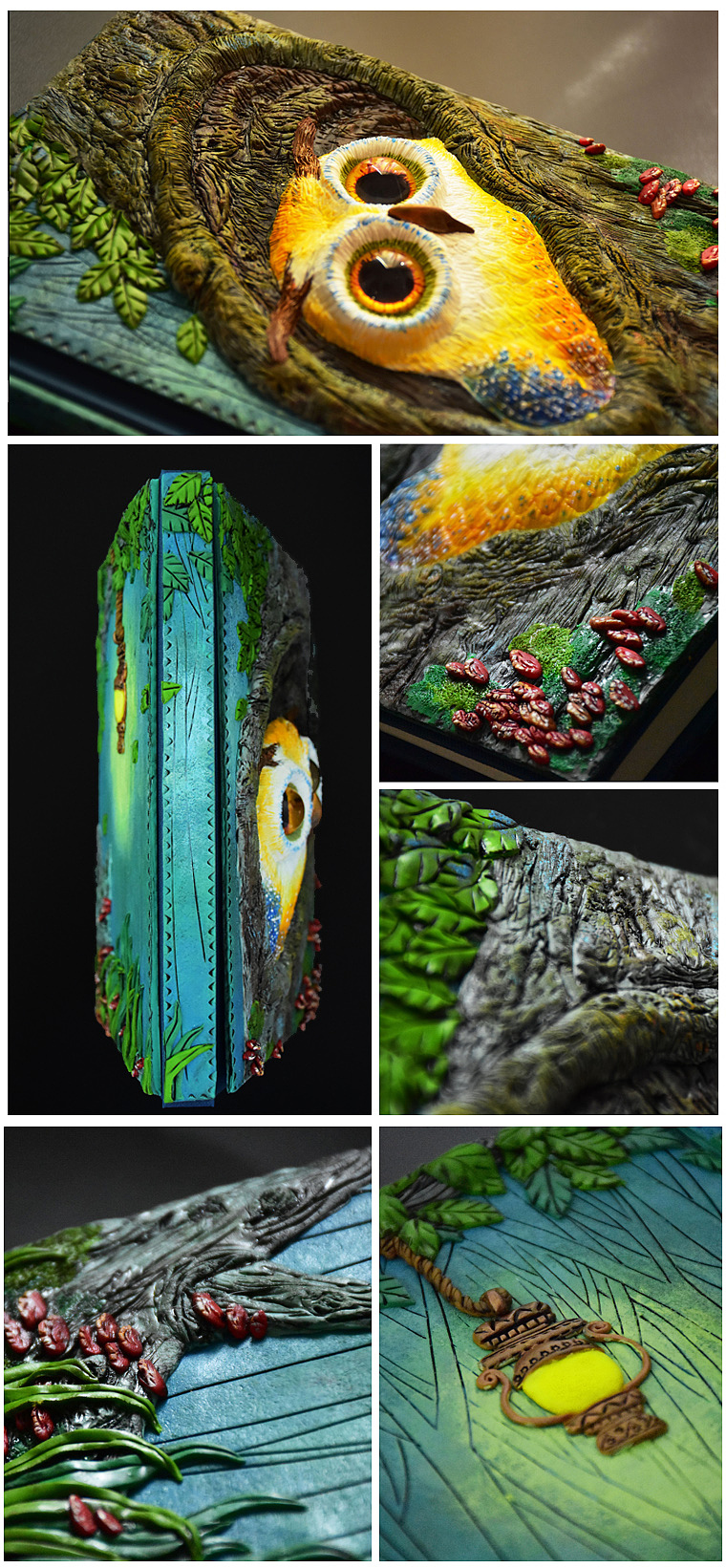 原创软陶书皮--猫头鹰（图ZNzAzMDc3MjA=） - 其他手工艺 - 站酷设计师大当家的魔法花园原创素材 - 站酷ZCOOL