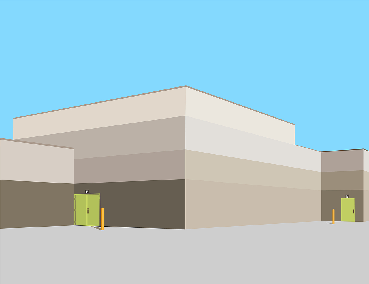 极简建筑插画（图ZMTI2MjUwOTE2） - 绘本 - 站酷设计师简丶致原创素材 - 站酷ZCOOL