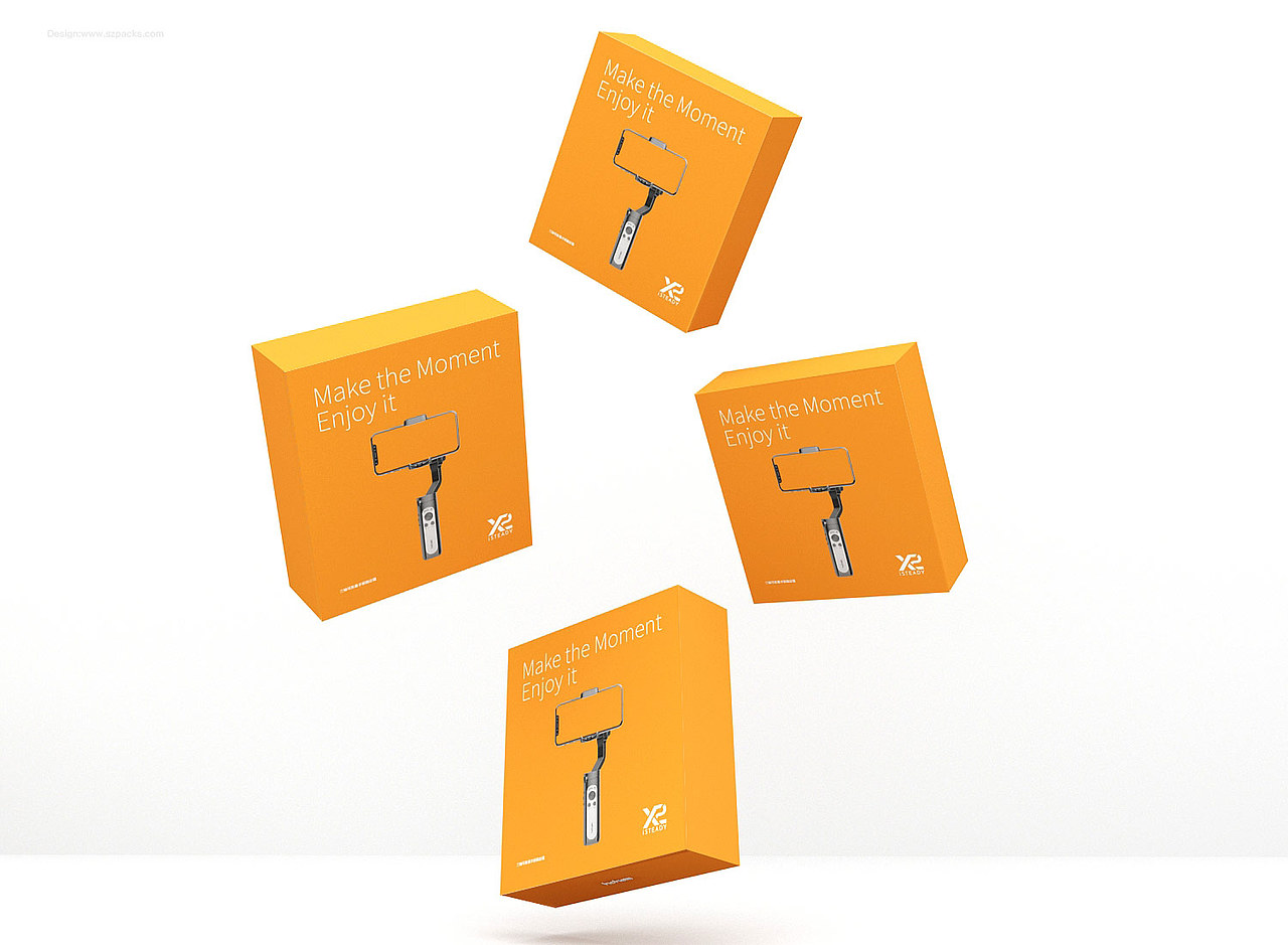 手机稳定器包装设计策划_电子产品包装设计案例