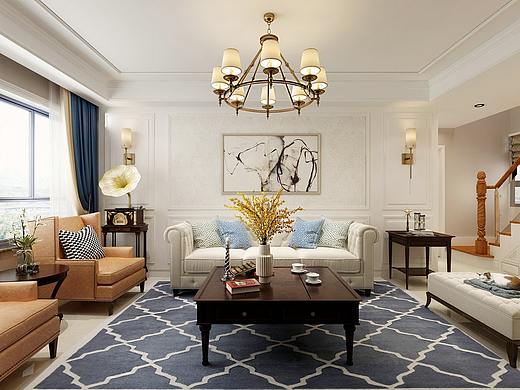 泰安装修|万悦华府125㎡现代混搭风格装修效果图