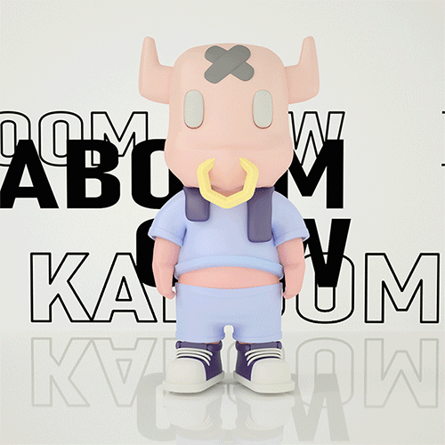 喊喊牛（kaboom cow）潮流玩具设计（图ZMjcwMzU2MDUy） - 玩具 - 站酷设计师Oot蜗牛剑士原创素材 - 站酷ZCOOL