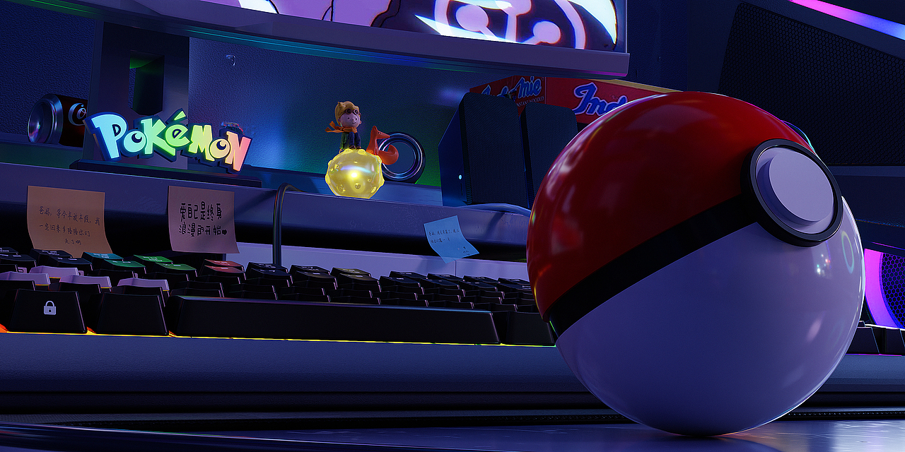 原创作品《男人的浪漫》blender渲染+ps后期（图ZMzQ1ODQ5MTA4） - 场景 - 站酷设计师悦佬原创素材 - 站酷ZCOOL