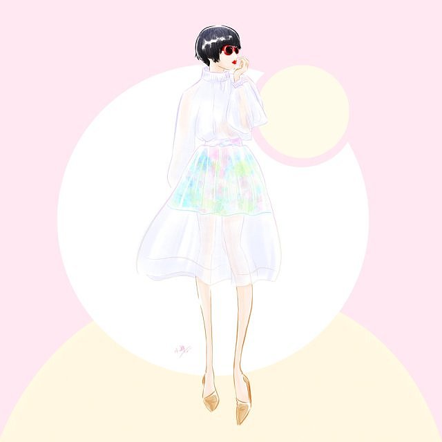时装插画 Fantastic baby 第二波（图ZMTQ4OTU2Njg=） - 商业插画 - 站酷设计师小井画个世界玩原创素材 - 站酷ZCOOL