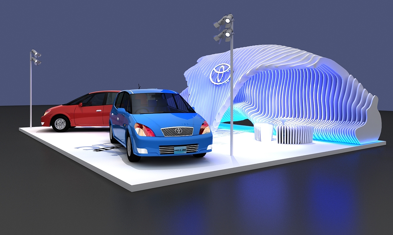 丰田汽车静态展