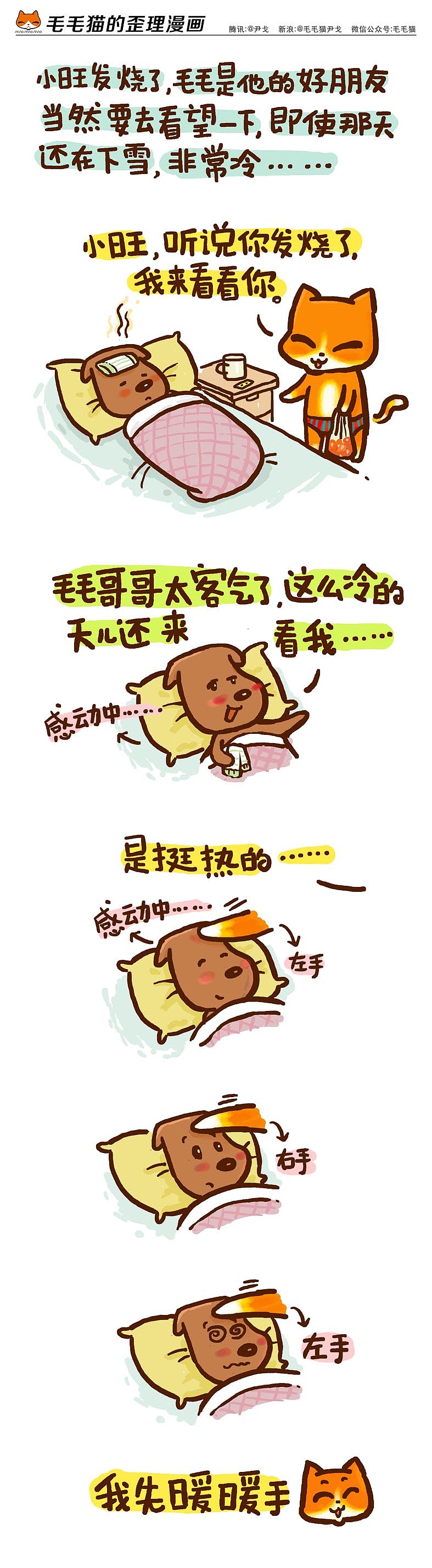 毛毛猫漫画（图ZMjE1MDkzODg=） - 单幅漫画 - 站酷设计师歪理猫原创素材 - 站酷ZCOOL