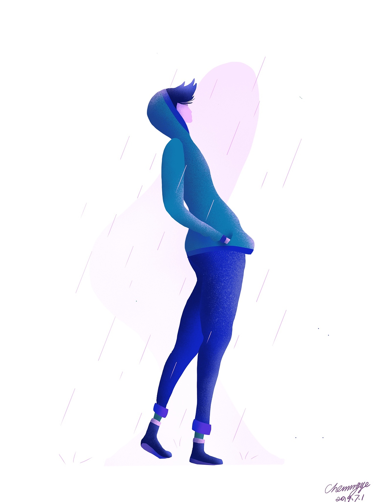 procreate临摹20190701（图ZMTY1MjkwNjMy） - 创作习作 - 站酷设计师田边烨子原创素材 - 站酷ZCOOL
