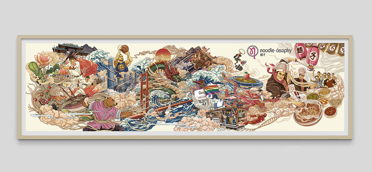 麺子拉面(旧金山)X 三欧创意 品牌主视觉插画设计(图ZMjUzNTk4MjYw) - 商业插画 - 站酷设计师三木1989原创素材 - 站酷ZCOOL