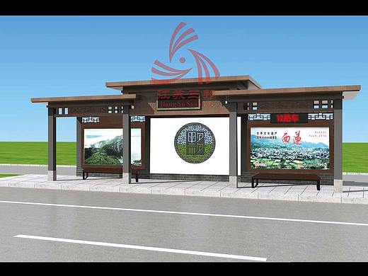 公交站台  江苏三邦标牌制造有限公司（可定制）