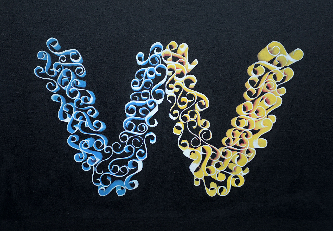 ”冇展“之字母插画展,福建师范大学2012级视觉传达全体作品