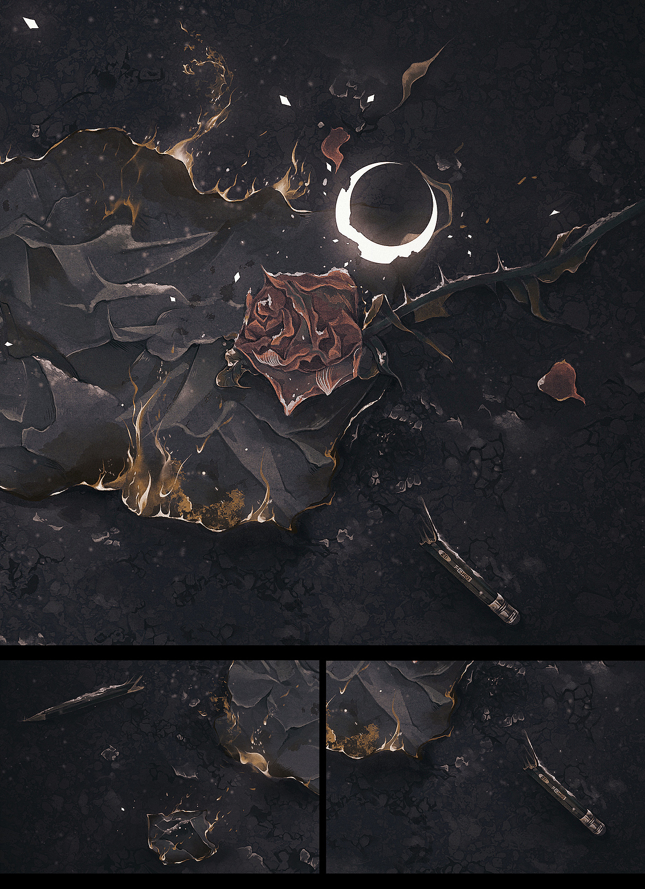 夏日梦马（图ZMTc5MTI3MDI4） - 商业插画 - 站酷设计师曹狗剩原创素材 - 站酷ZCOOL