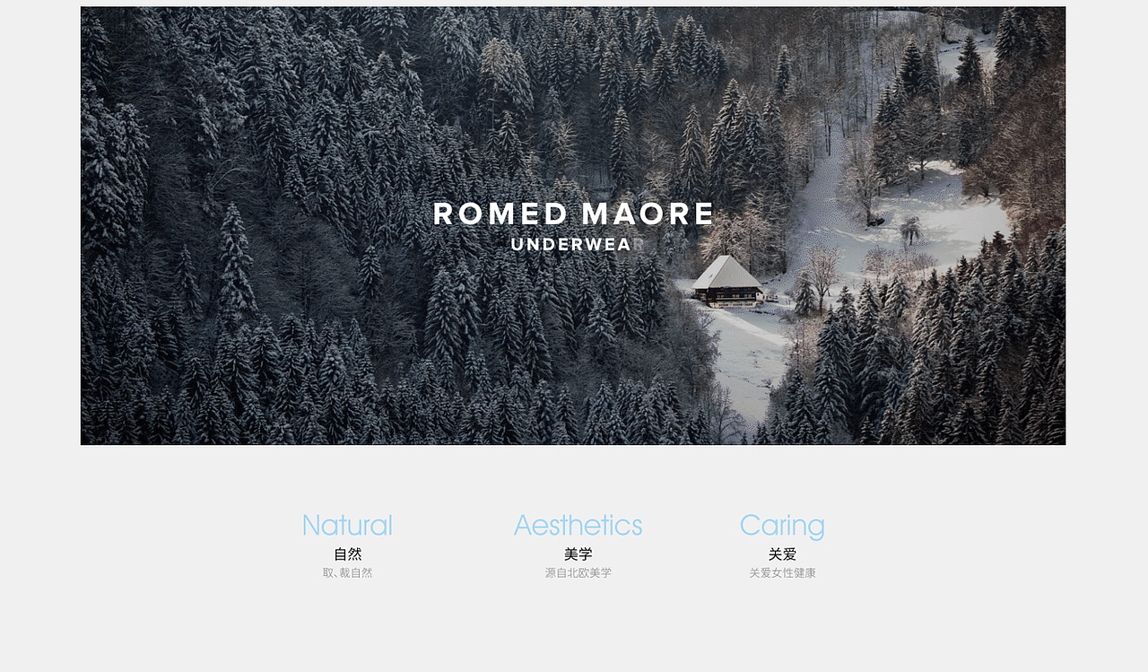 ROMED MAORE 内衣品牌画册