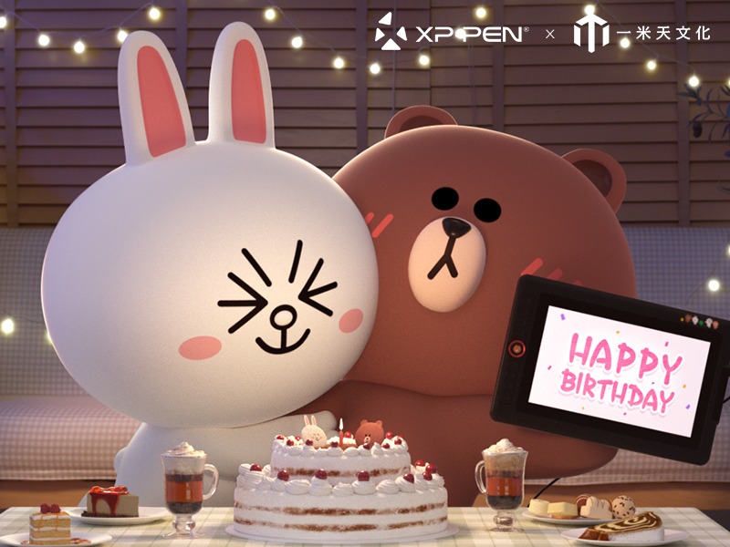 XP-PEN x LINE FRIENDS 合作款手绘板宣传视频