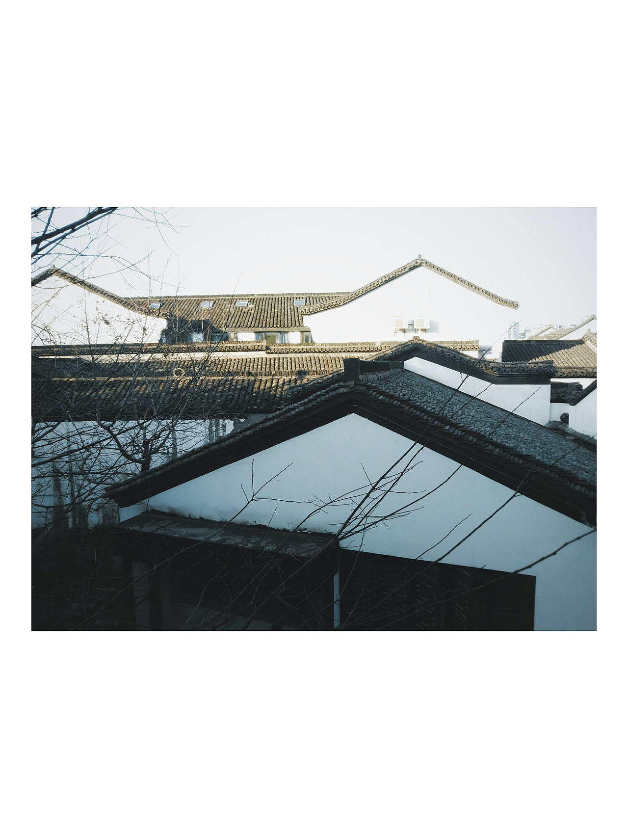 蓝色系建筑摄影