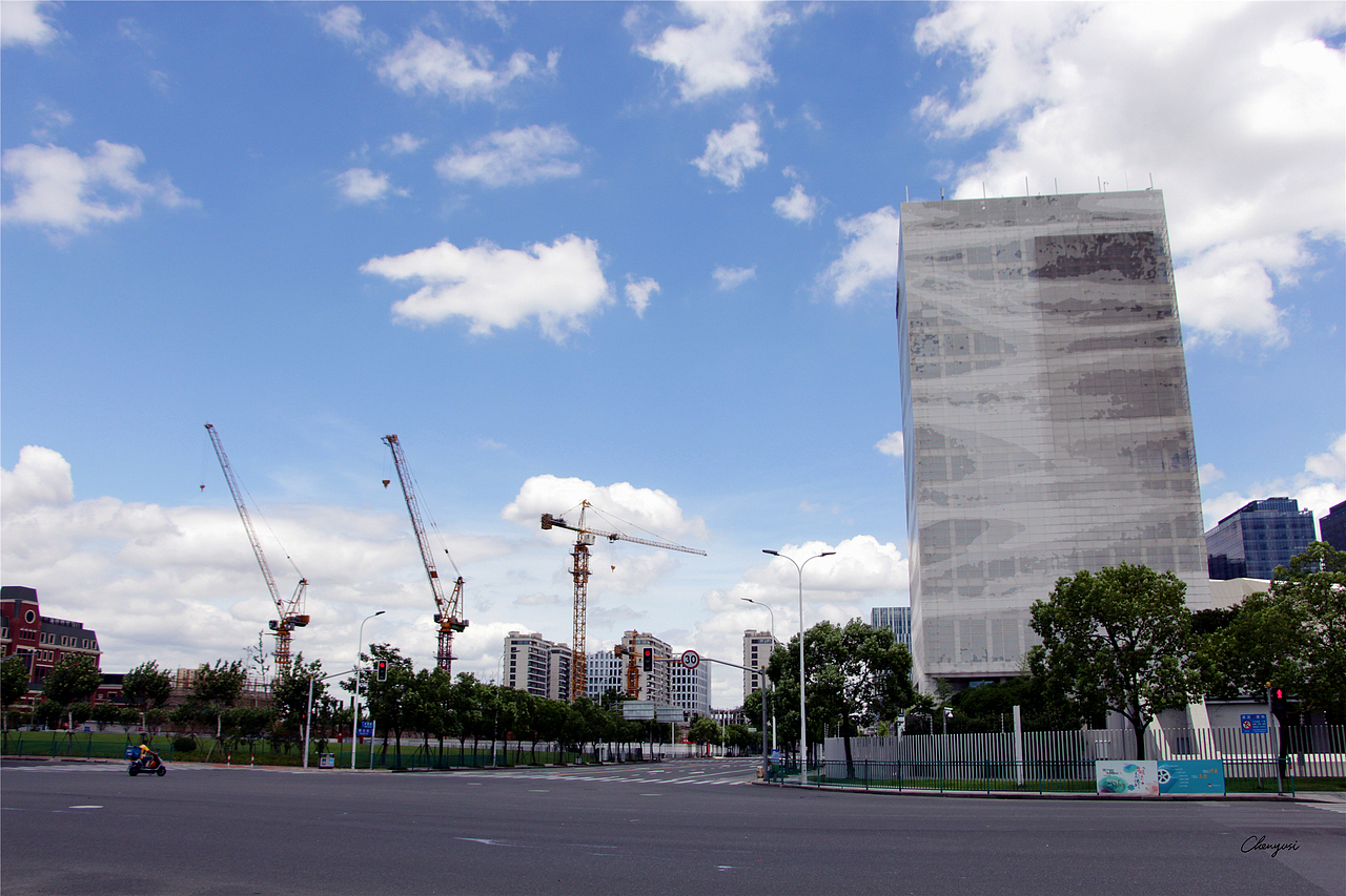 上海前滩CBD在建工程二阶段纪实摄影（将用于出版物）（图ZMTczNjc2NTcy） - 环境/建筑摄影 - 站酷设计师尚沪晴好原创素材 - 站酷ZCOOL