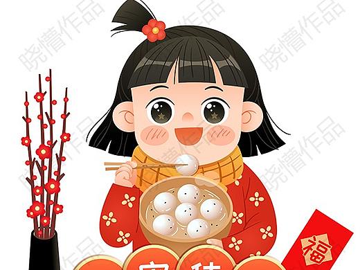元宵节插画系列（2）
