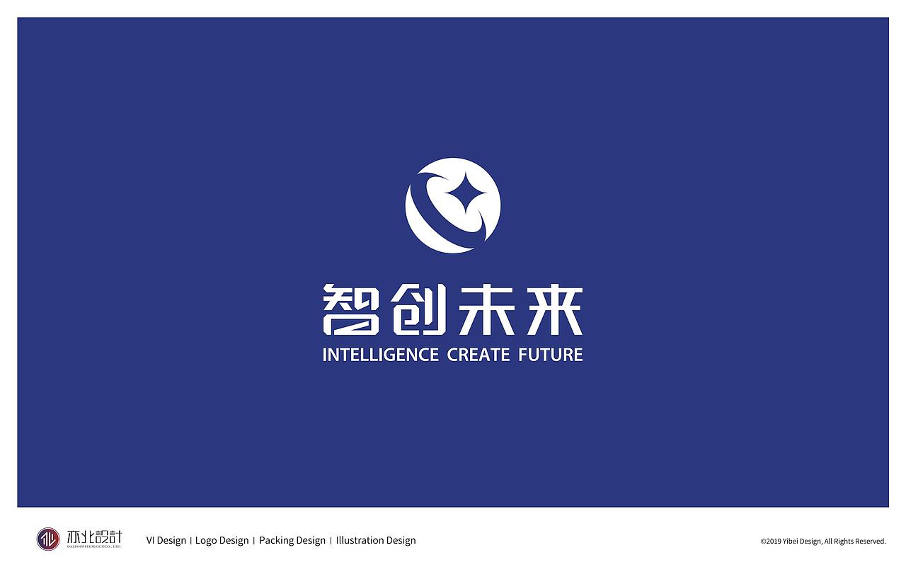 智创未来科技logo设计