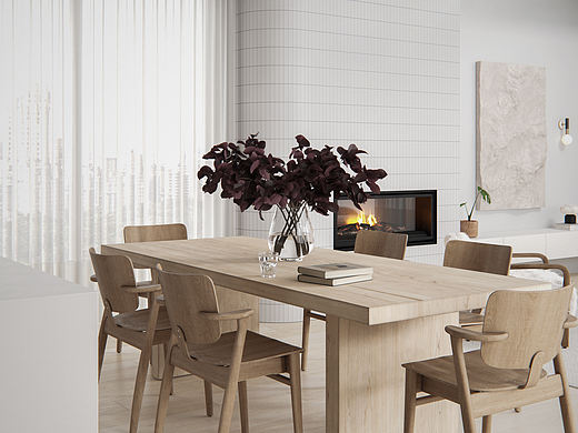 White apartment