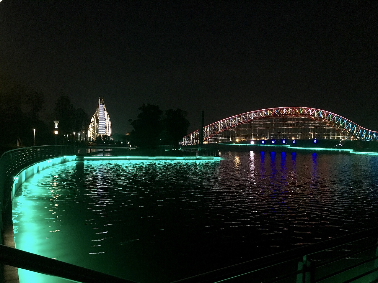 夜游,盛泽镇 龙渠公园