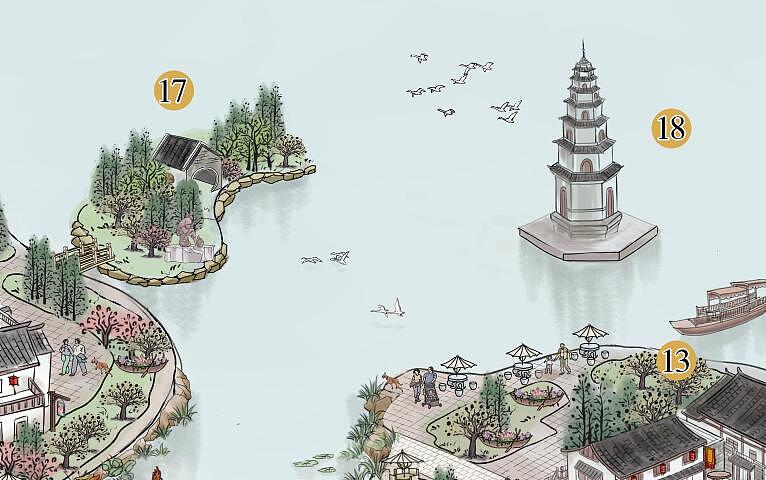 手绘地图已商用（图ZMTU4OTA5ODM2） - 商业插画 - 站酷设计师东楼妮子原创素材 - 站酷ZCOOL