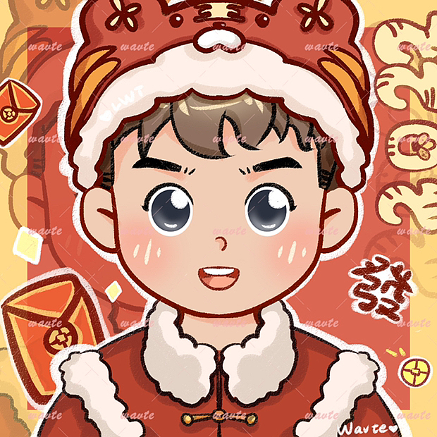 原創(chuàng)手繪情侶頭像（圖ZMzIzNDAyODQ4） - 創(chuàng)作習(xí)作 - 站酷設(shè)計(jì)師wavte原創(chuàng)素材 - 站酷ZCOOL