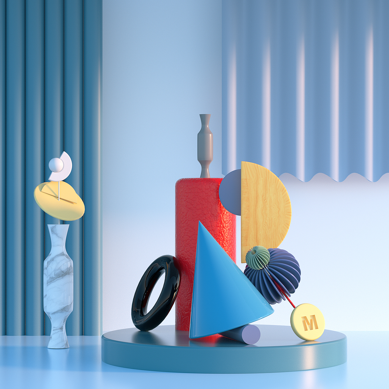 2020—2021年C4D小场景创作（图ZMjYxODc4NzAw） - 场景 - 站酷设计师ROROXIRORO原创素材 - 站酷ZCOOL