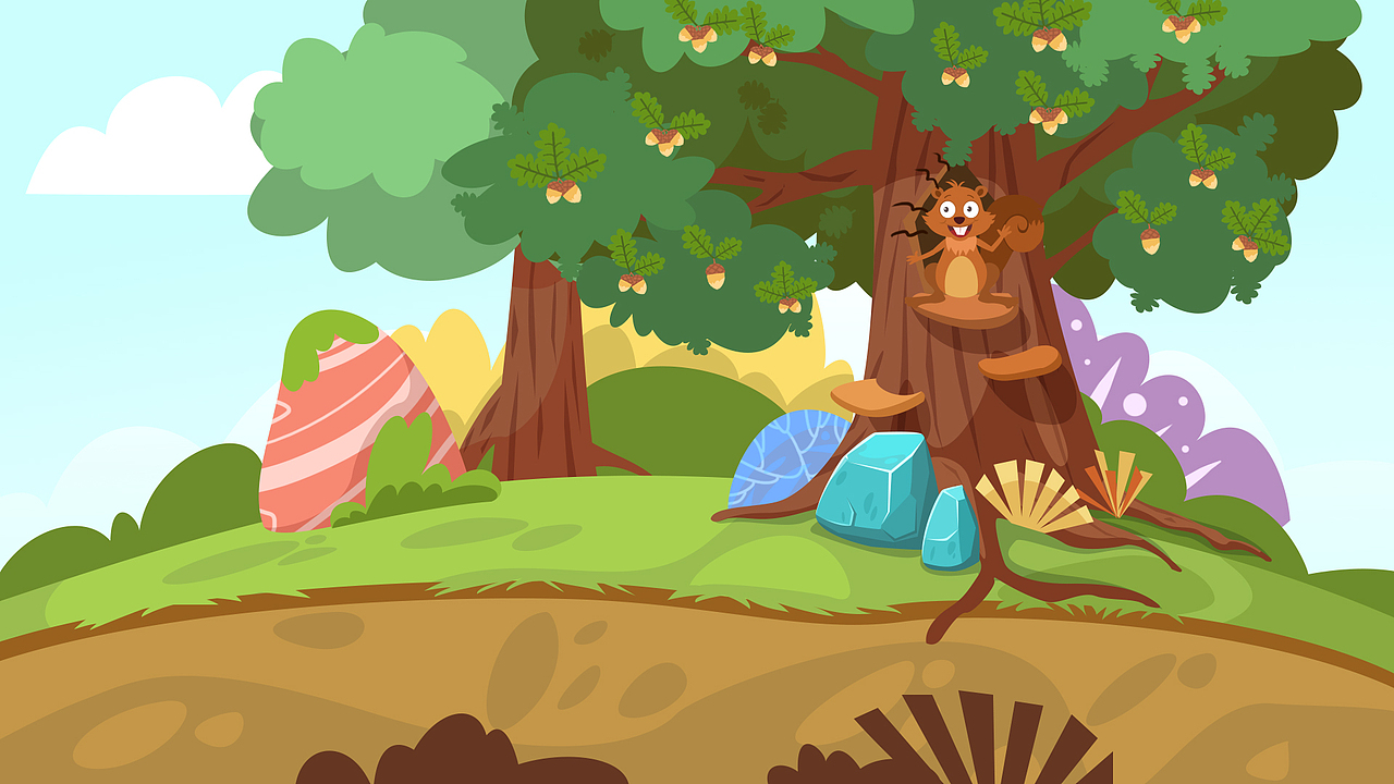 森林（图ZMjI3NzEwNjA0） - 儿童插画 - 站酷设计师二虎三壮它爹原创素材 - 站酷ZCOOL