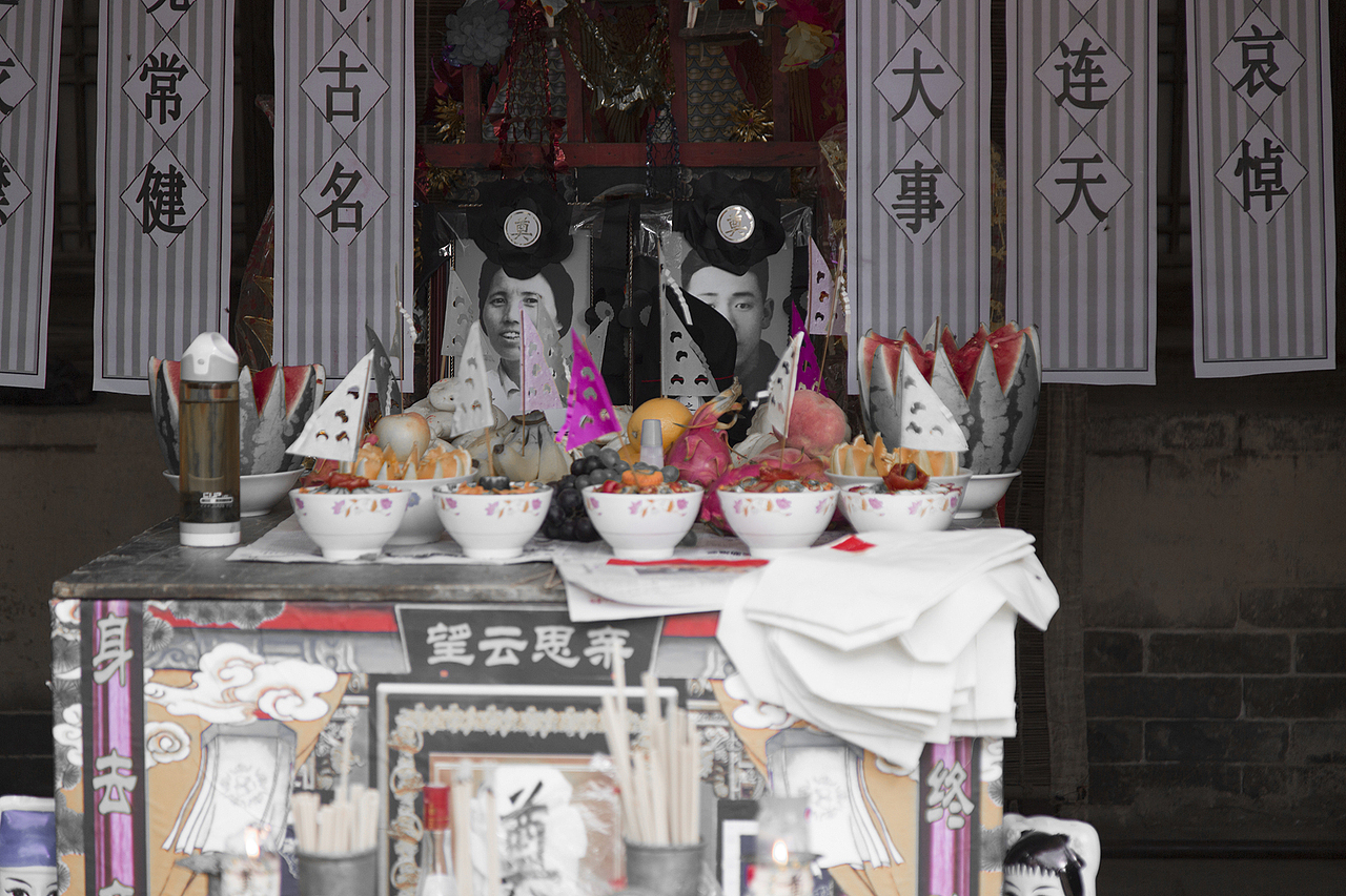 风俗摄影  山西葬礼