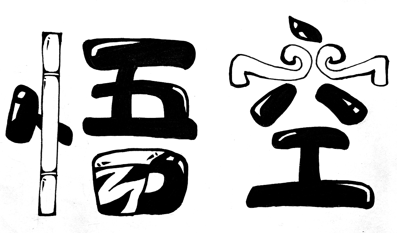 西游记人物字体设计