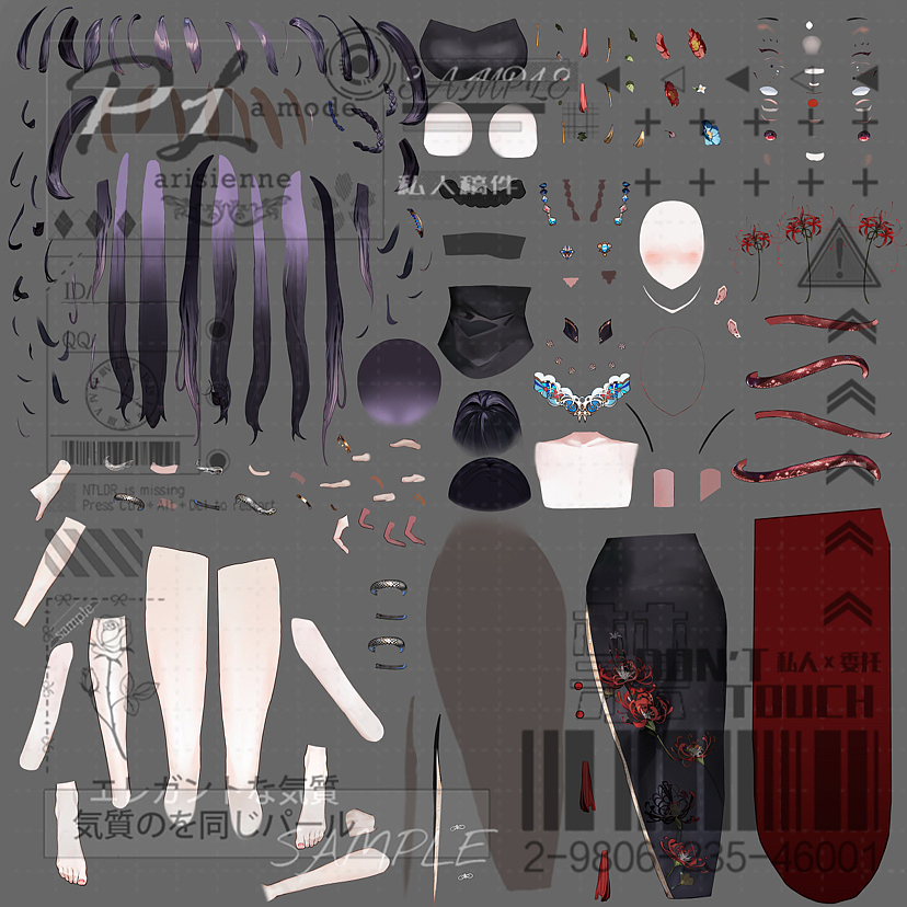 live2d 拆分客单展示