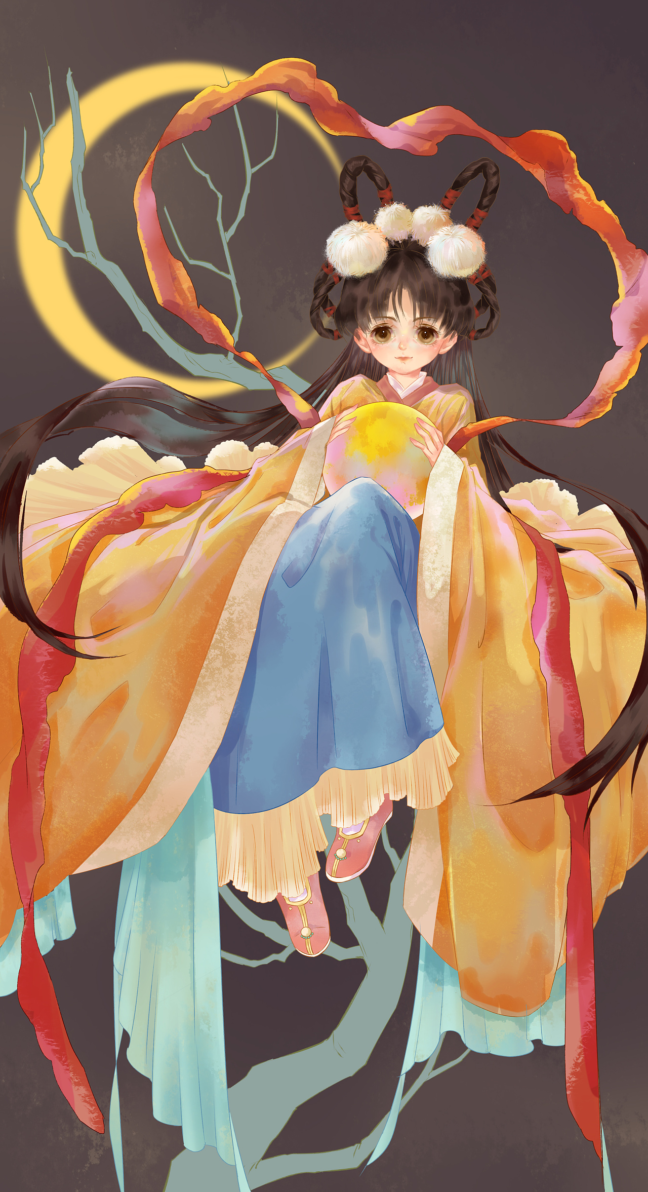 中秋贺图—玉兔