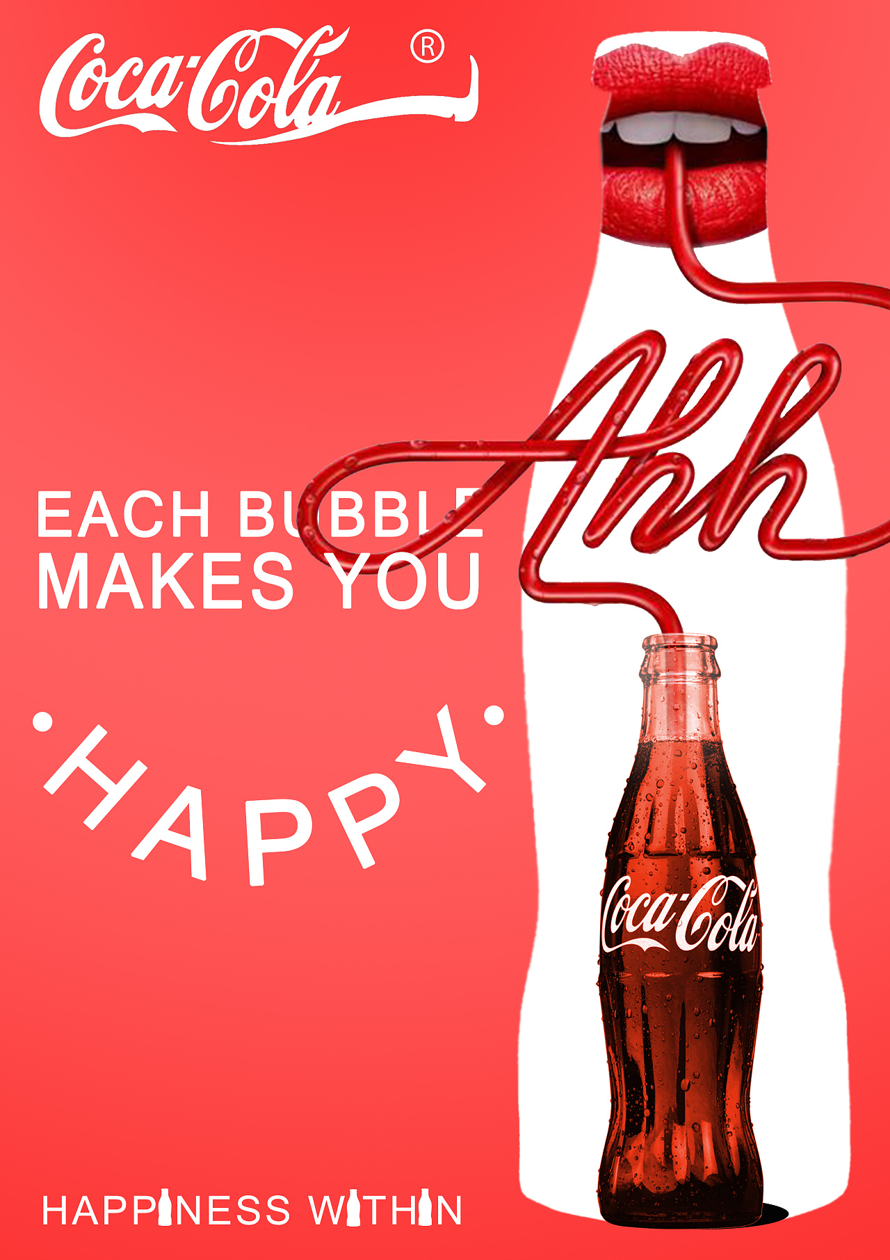 可口可乐的宣传海报图片