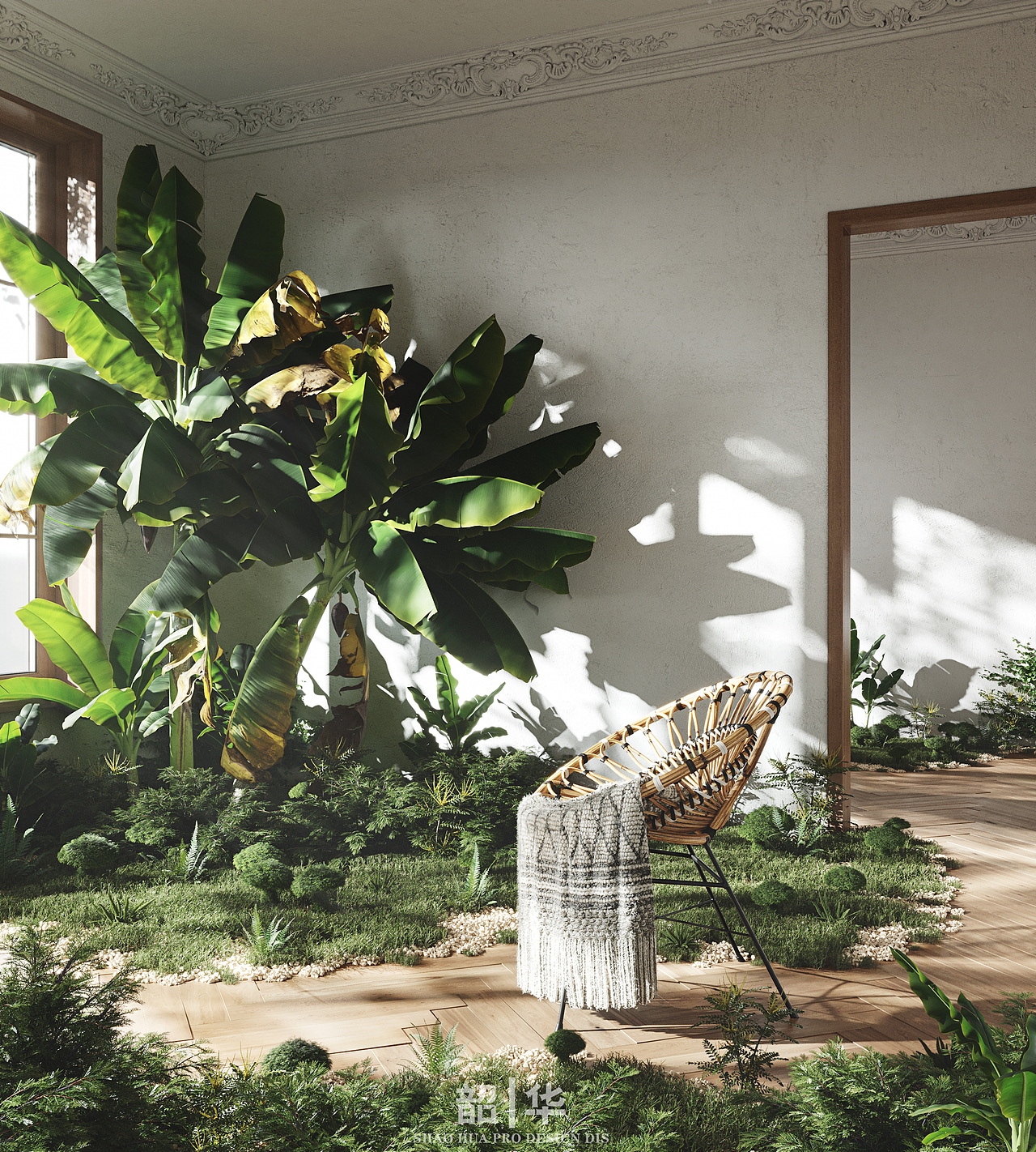 Garden（图ZMjM5MjQ4MDU2） - 家装设计 - 站酷设计师韶华表现原创素材 - 站酷ZCOOL