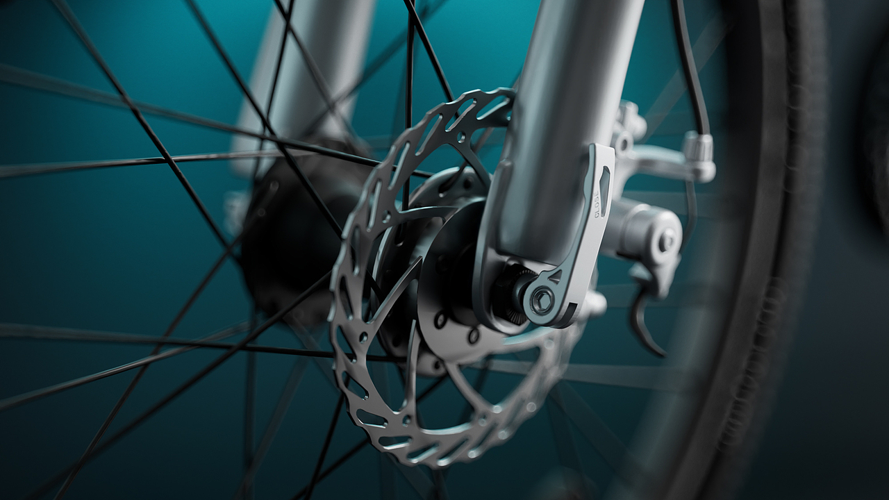 山地自行车模型｜freeform建模｜C4D渲染效果图