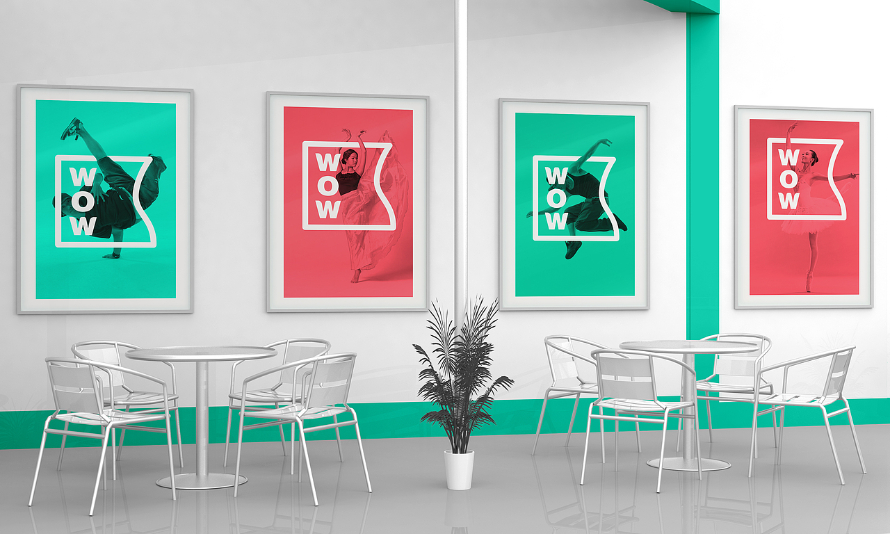 【比如】沃舞舞蹈标志视觉