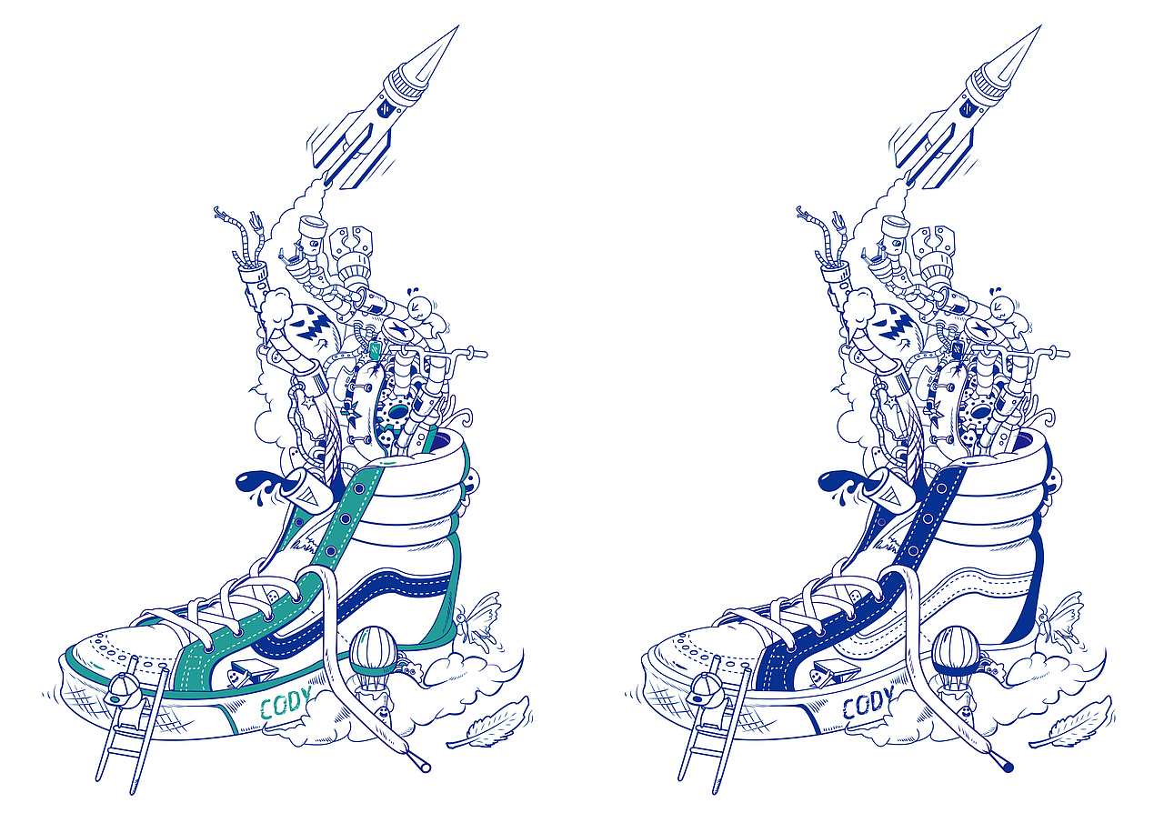 VANS# Flight（圖ZMTEzNDExMDQw） - 新銳潮流插畫(huà) - 站酷設(shè)計(jì)師成林海原創(chuàng)素材 - 站酷ZCOOL