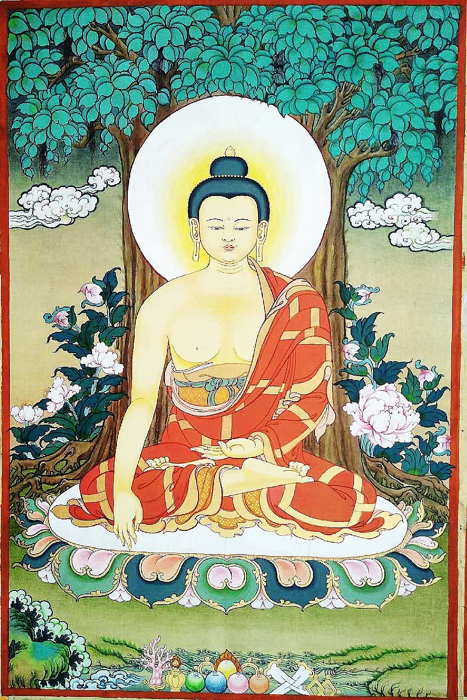 释迦牟尼佛手绘