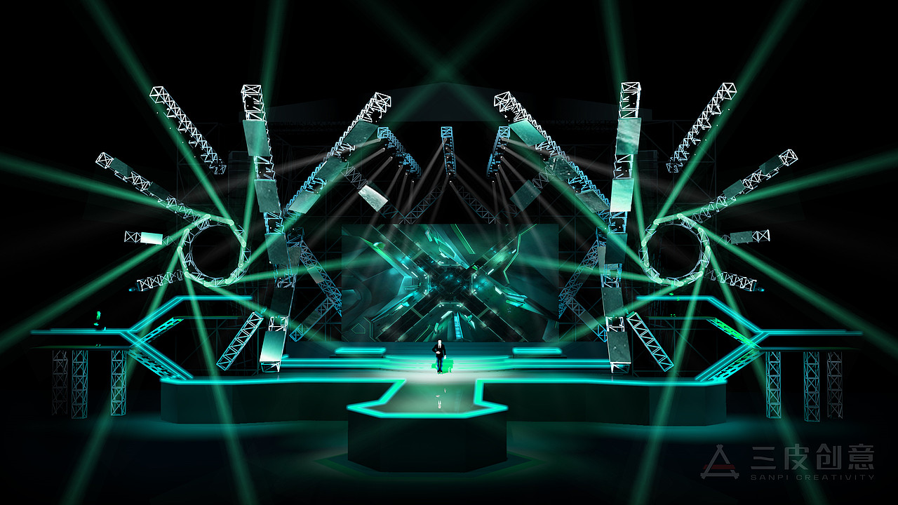 理想音乐节（图ZMTU5NjQ0MDUy） - 舞台美术 - 站酷设计师三皮创意设计波波原创素材 - 站酷ZCOOL