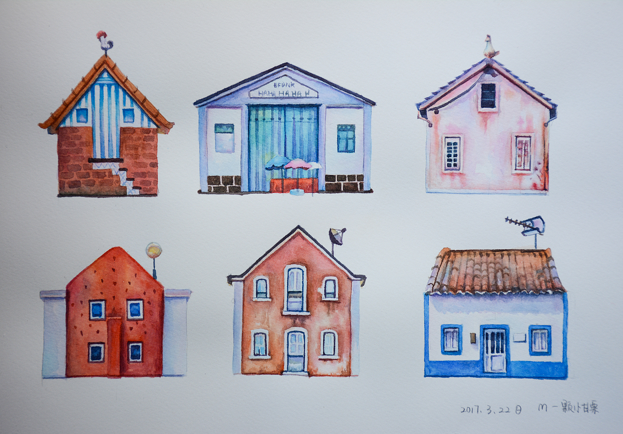 水彩小房子水彩小房子石家庄/插画师/6年前/459浏览一颗小甘栗