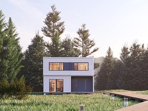 别墅3D效果图（个人主页-ZNTQ0ODg1MTY=） - 建筑/空间 - 站酷设计师船长有话说原创素材 - 站酷ZCOOL