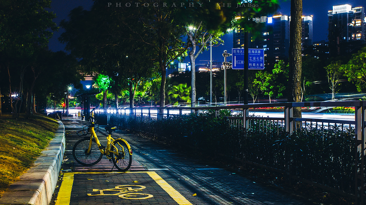 深圳湾夜景（图ZMTEwODI1NDY0） - 风光摄影 - 站酷设计师摄影师_谢嘉宝原创素材 - 站酷ZCOOL
