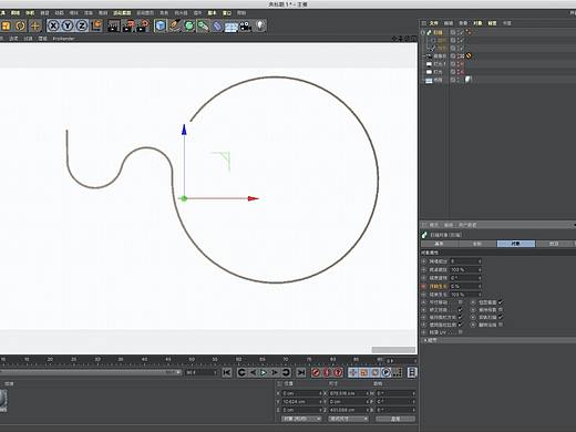 C4D样条生长动画教程