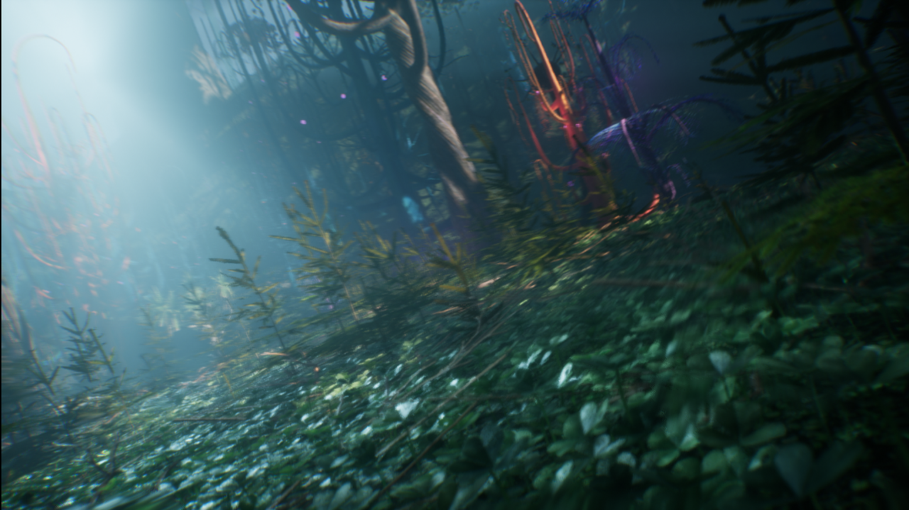 最后放几张虚幻引擎重置的一个场景，因毕设要求该场景做成了可交互的程序。