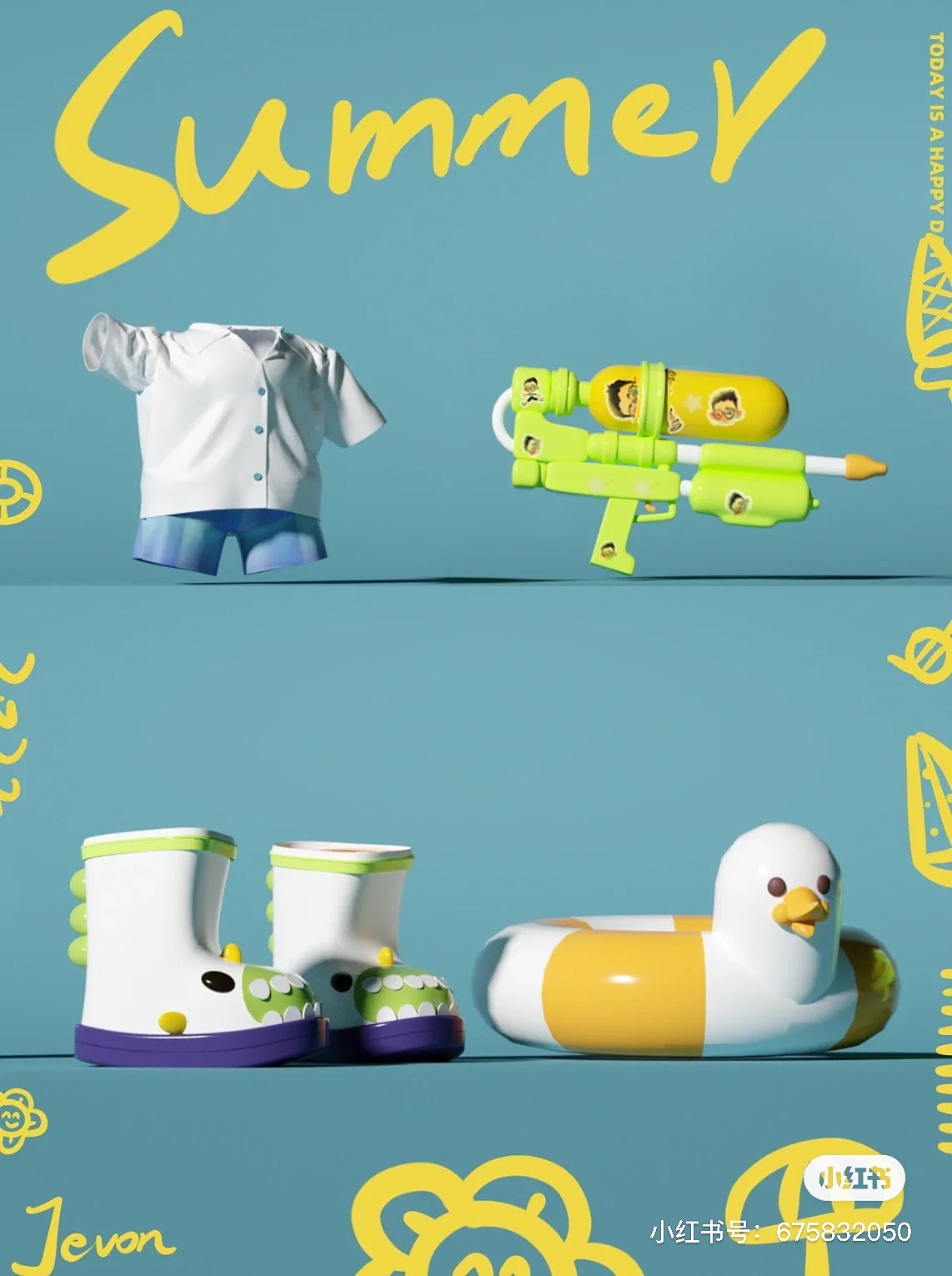 脸红男孩｜个人ip夏季限定款（图ZMzEyNjk0NTM2） - 人物/生物 - 站酷设计师工工工凡原创素材 - 站酷ZCOOL