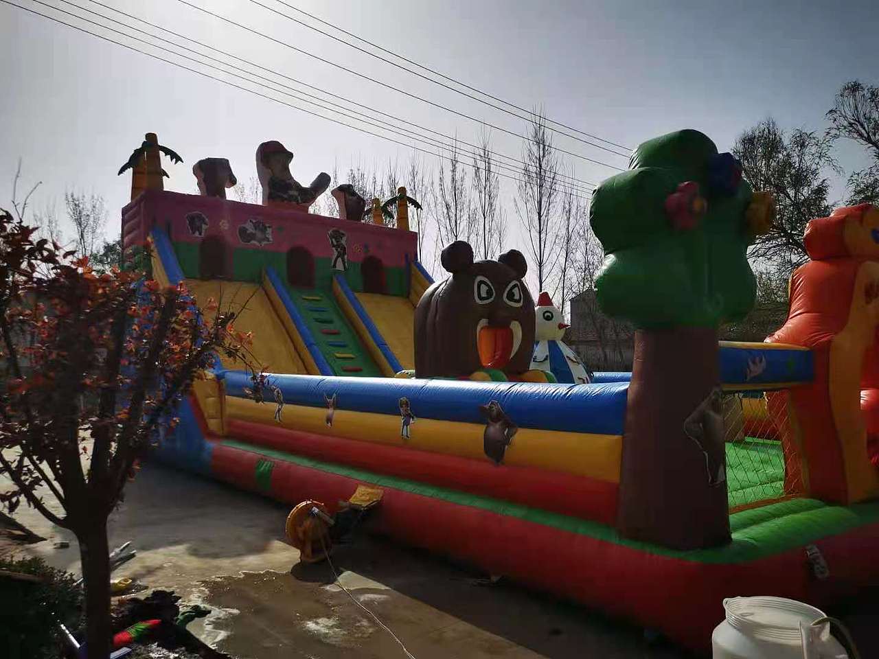 充气城堡出租 充气鲸鱼岛出租