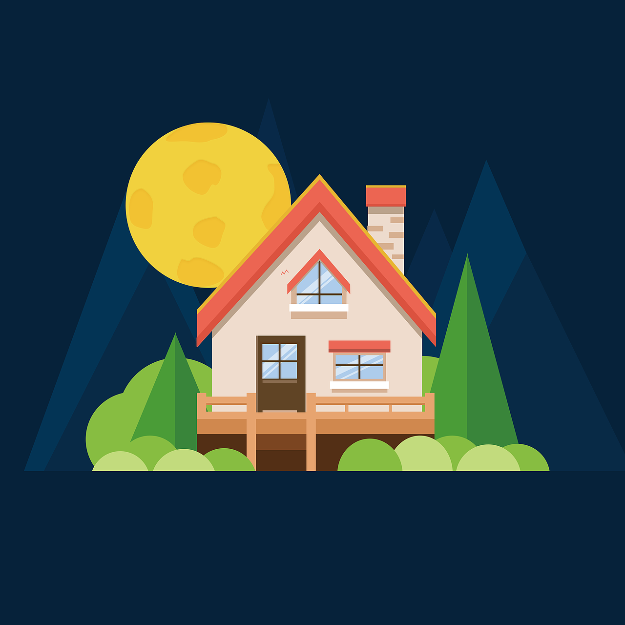 扁平化插画临摹练习（图ZNzM3NTg5MjA=） - 艺术插画 - 站酷设计师吃肉的兔子呢原创素材 - 站酷ZCOOL