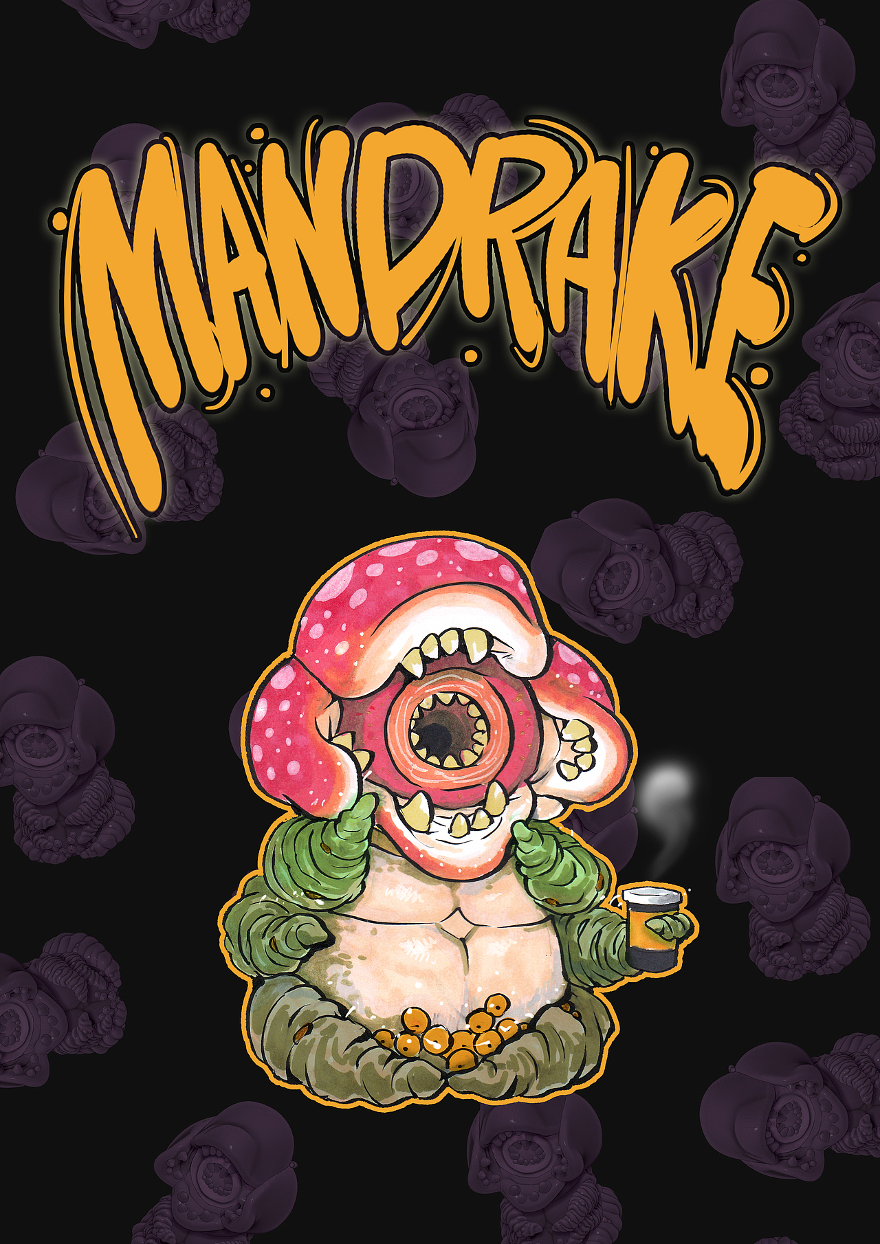 潮玩花妹海报（图ZMjI2OTEzMTQw） - 商业插画 - 站酷设计师雨田三石原创素材 - 站酷ZCOOL