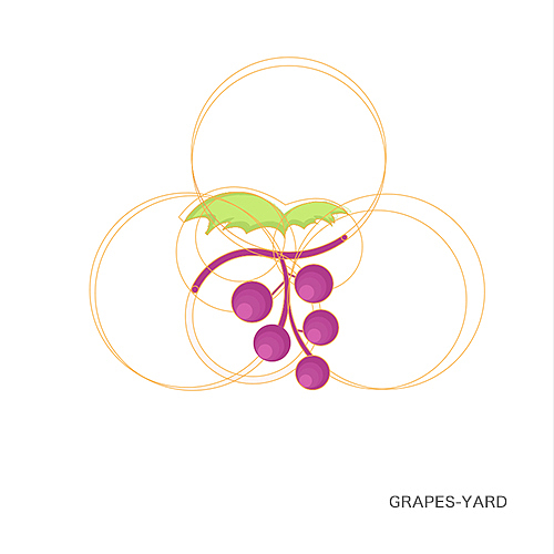 logo黄金分割切圆标准制图