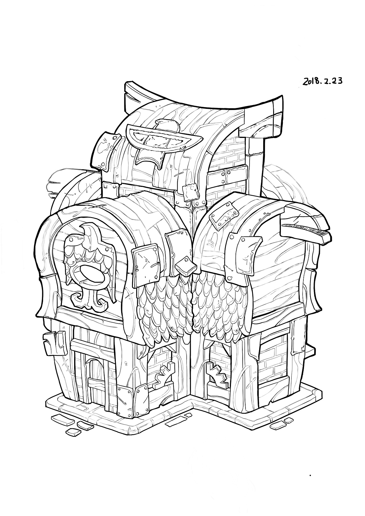 2018描线练习合集