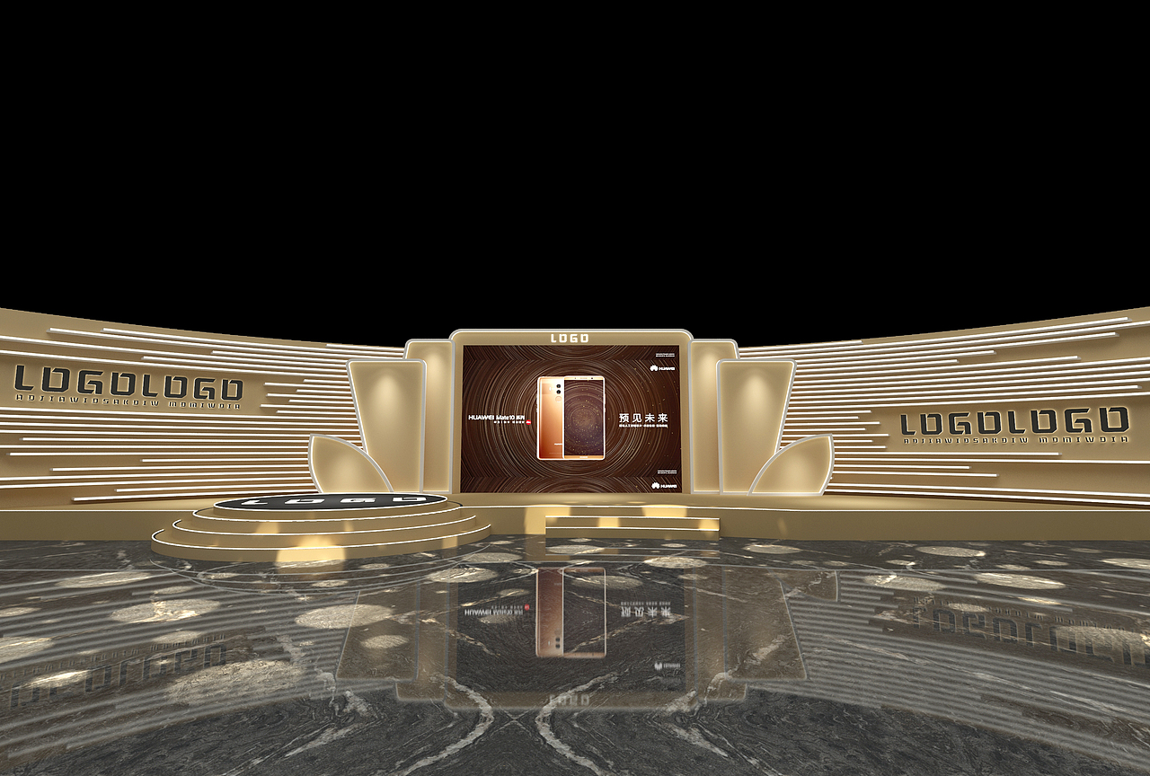 舞台舞美系列设计——香槟色（图ZMjE3MTQzNDQw） - 舞台美术 - 站酷设计师十一家的Design原创素材 - 站酷ZCOOL